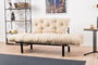 Atelier Del Sofa Nitta - Sofá-Cama de 2 Plazas en Crema